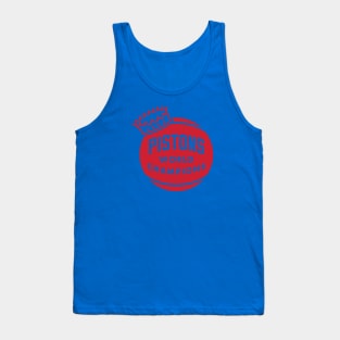 Pistons - 2004 World Champions (Red) Tank Top